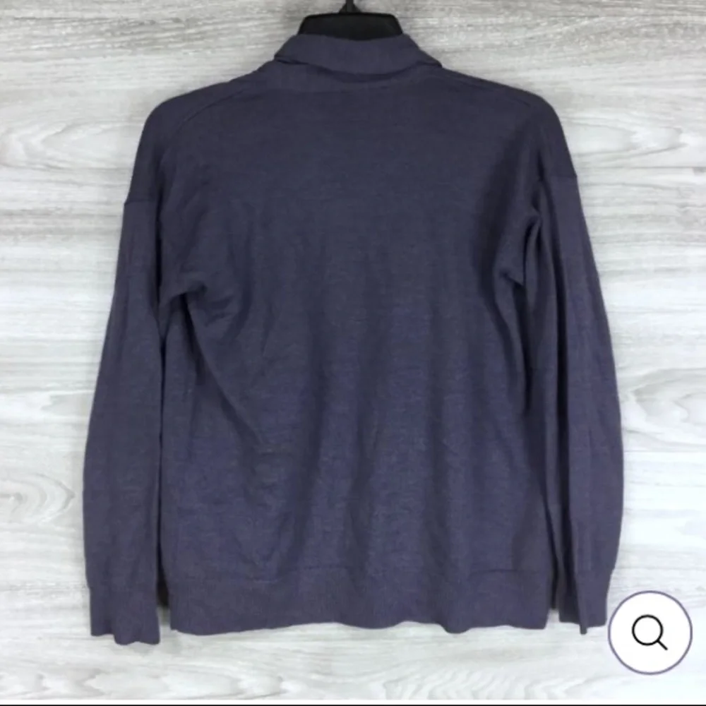 Eileen Fisher Open Front Extra Fine Merino Wool Cardigan Size XXS